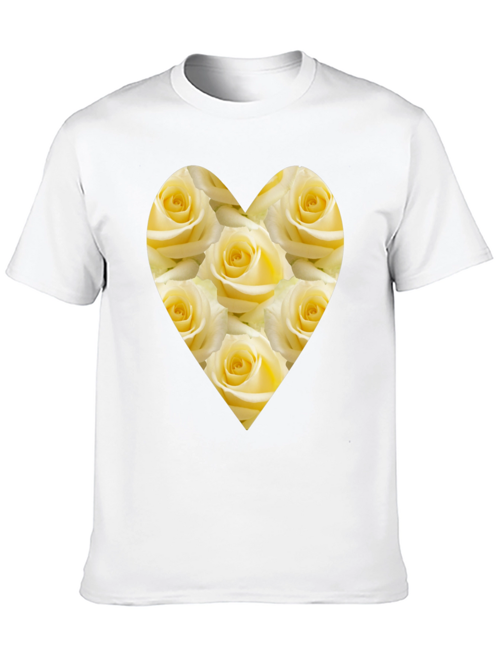Heart of Roses Black T-Shirt