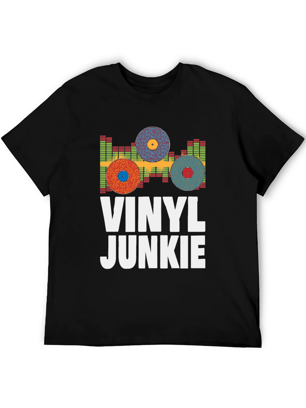 Vinyl Junkie T-Shirt - Music Lover Tee