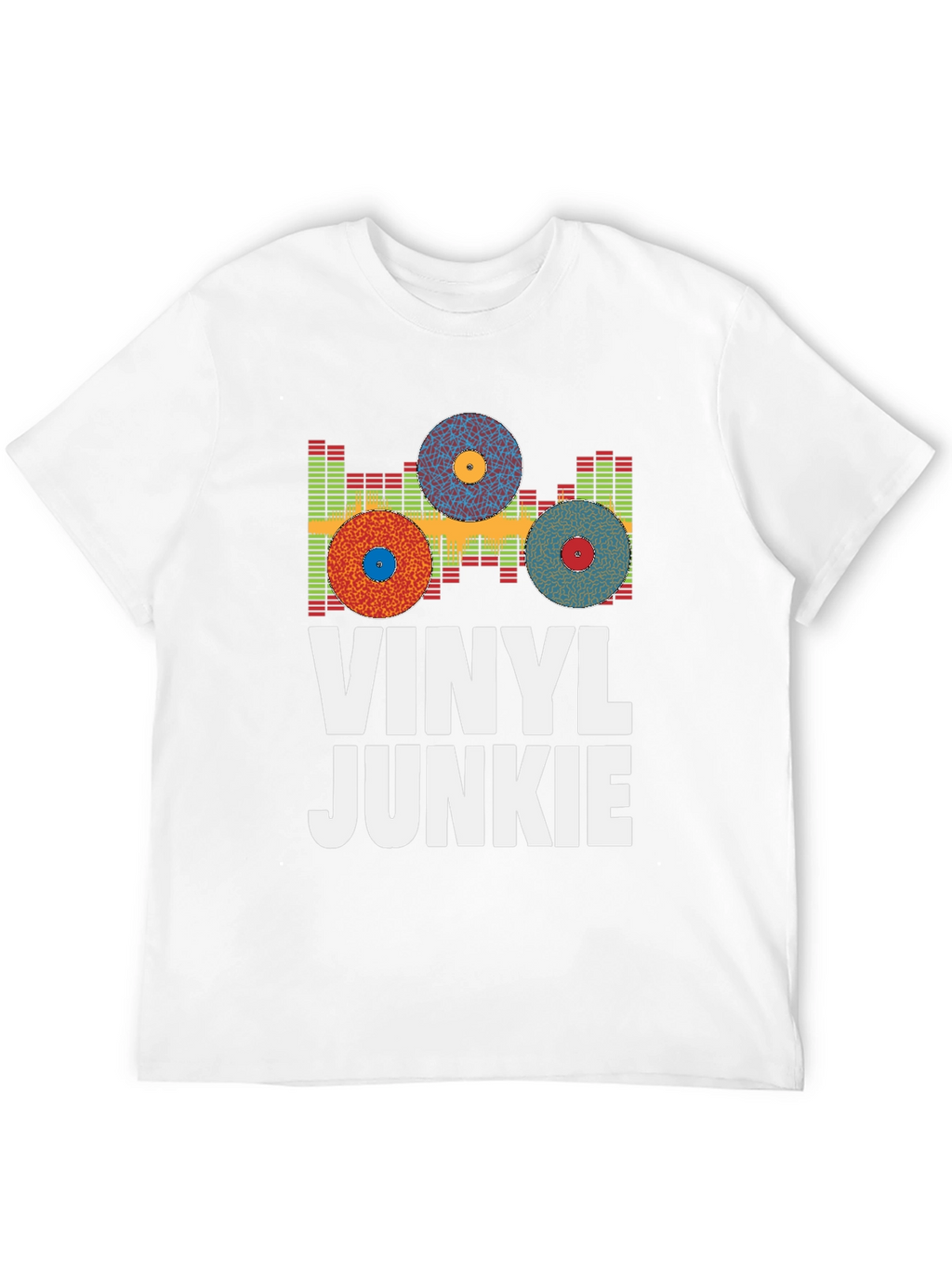 Vinyl Junkie T-Shirt - Music Lover Tee
