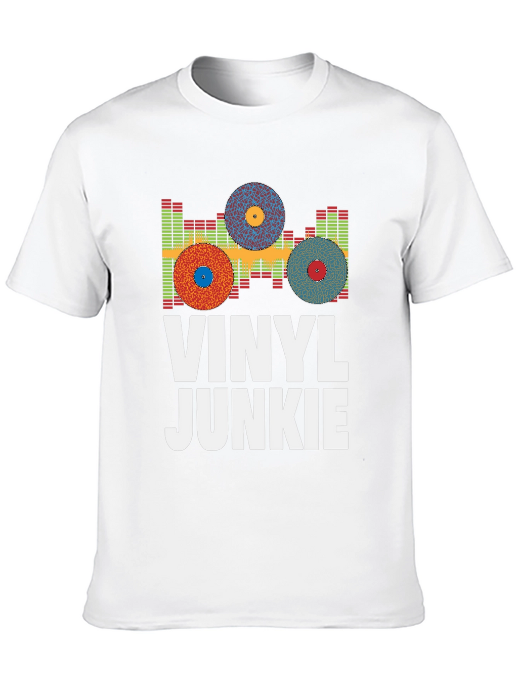 Vinyl Junkie T-Shirt - Music Lover Tee
