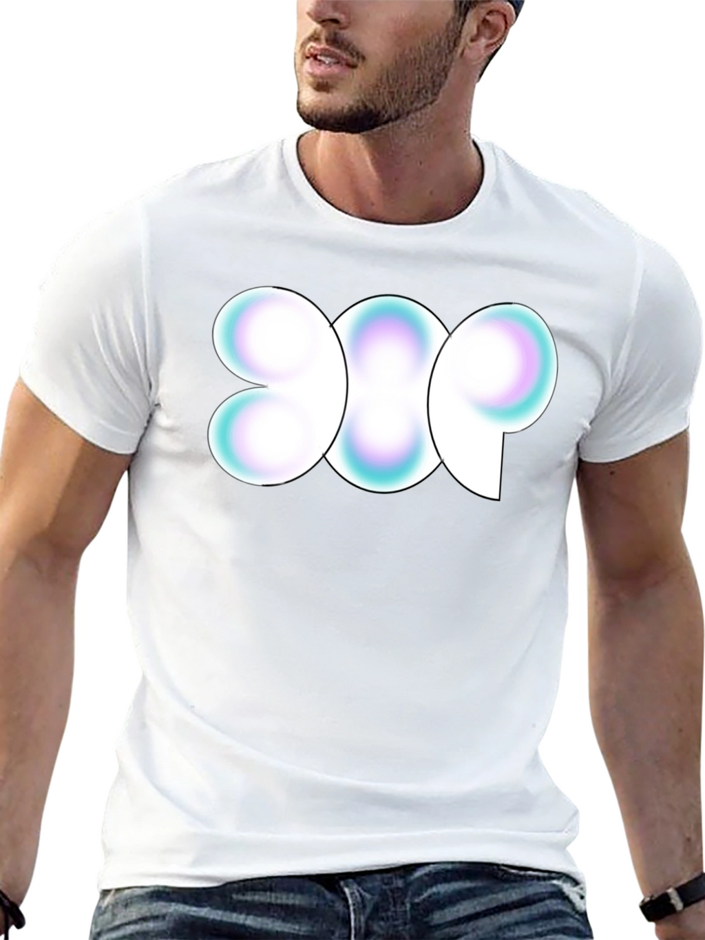 Abstract Graphic Tee - Modern Minimalist Design
