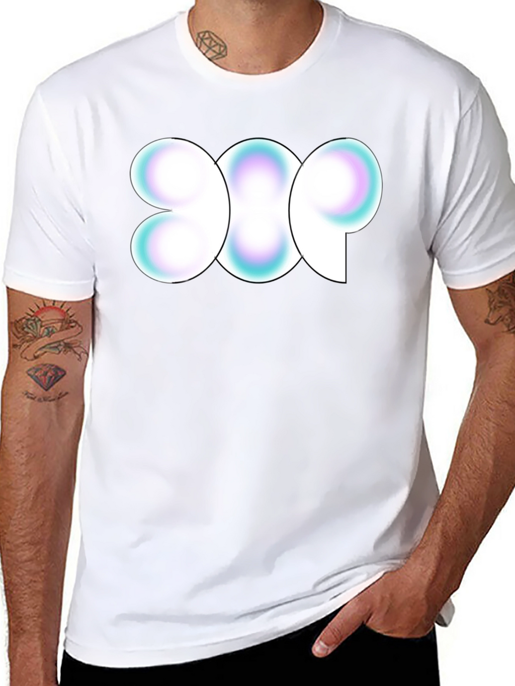 Abstract Graphic Tee - Modern Minimalist Design