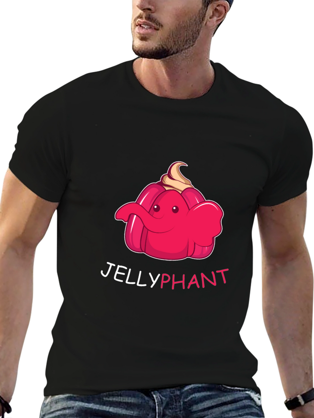 Jellyphant Graphic Tee - Unique & Playful Design