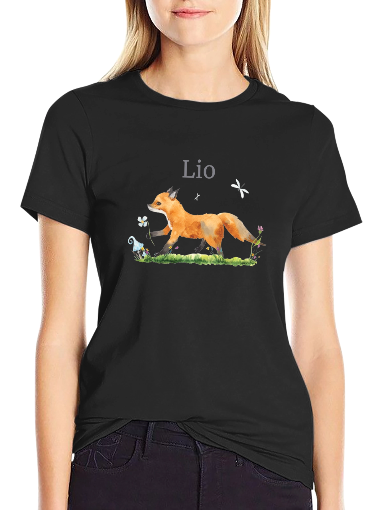 Fox Lio Graphic Tee - Premium Unisex T-Shirt