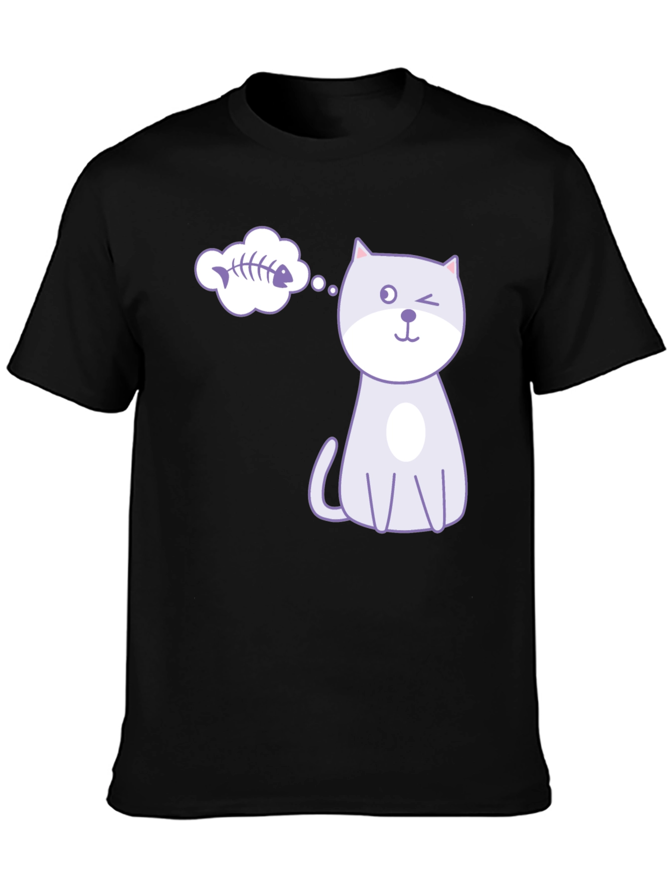 Winking Cat Fishbone Dream T-Shirt