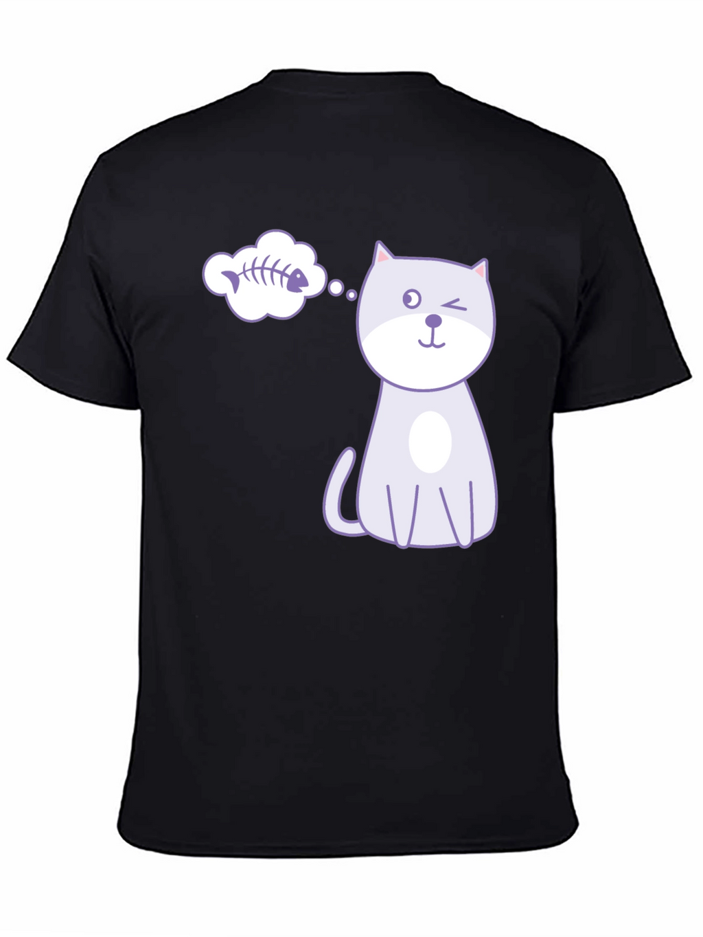 Winking Cat Fishbone Dream T-Shirt