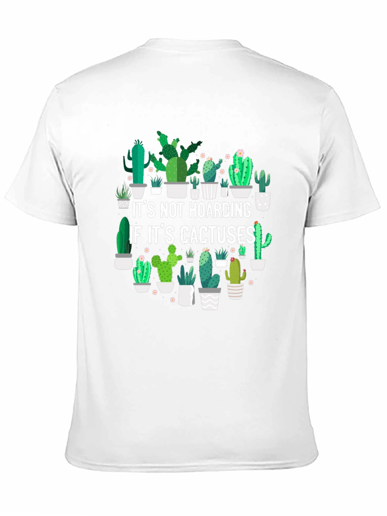 Cactus Lover Graphic Tee - Its Not Hoarding T-Shirt