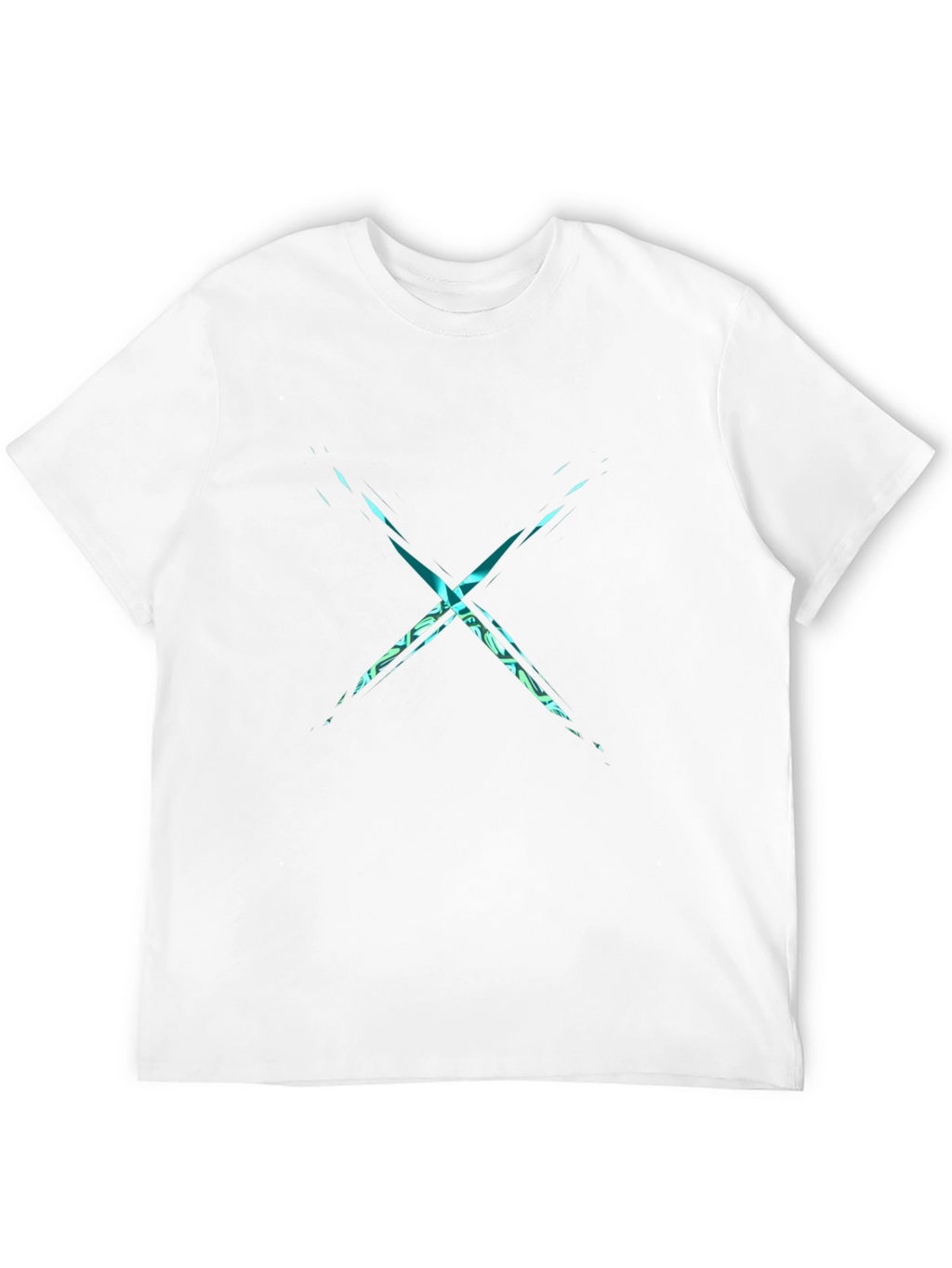 Abstract X Black T-Shirt
