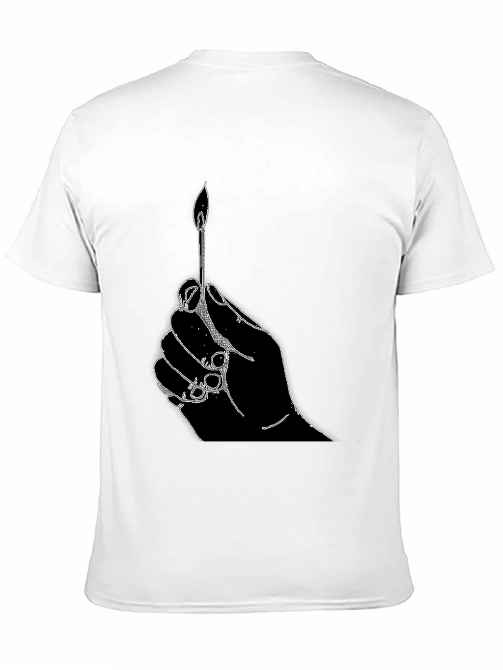 Hand Holding Matchstick T-Shirt