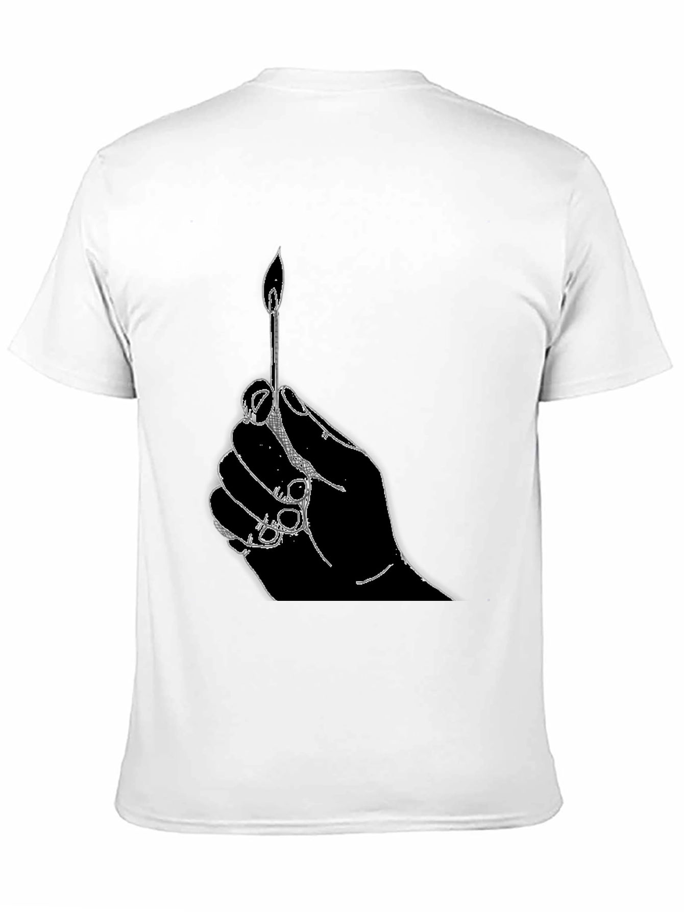 Hand Holding Matchstick T-Shirt
