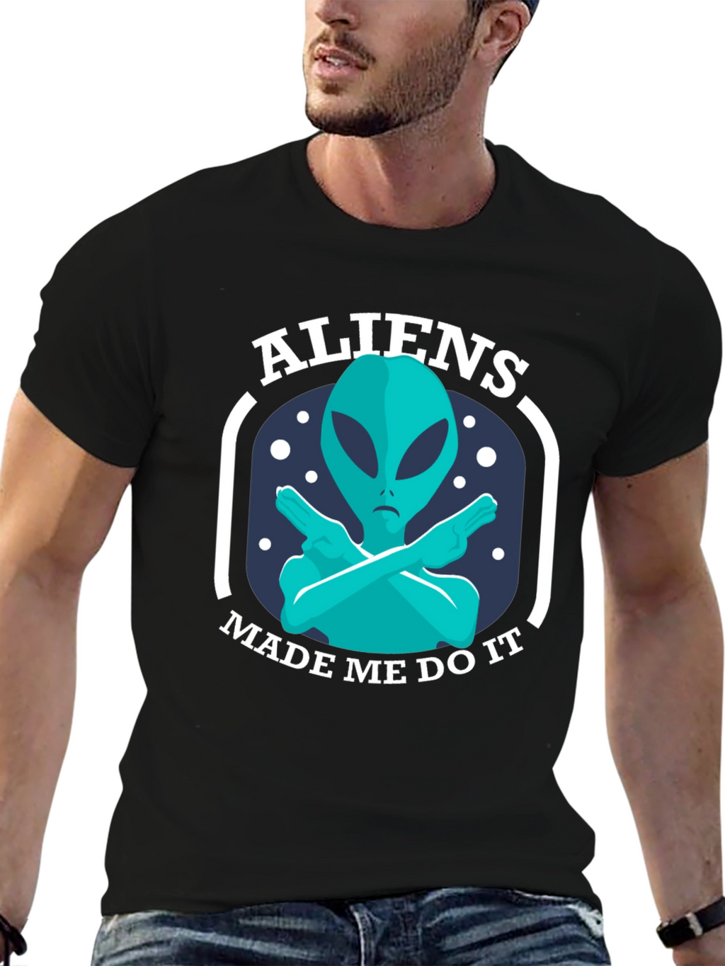 Aliens Made Me Do It Graphic Tee