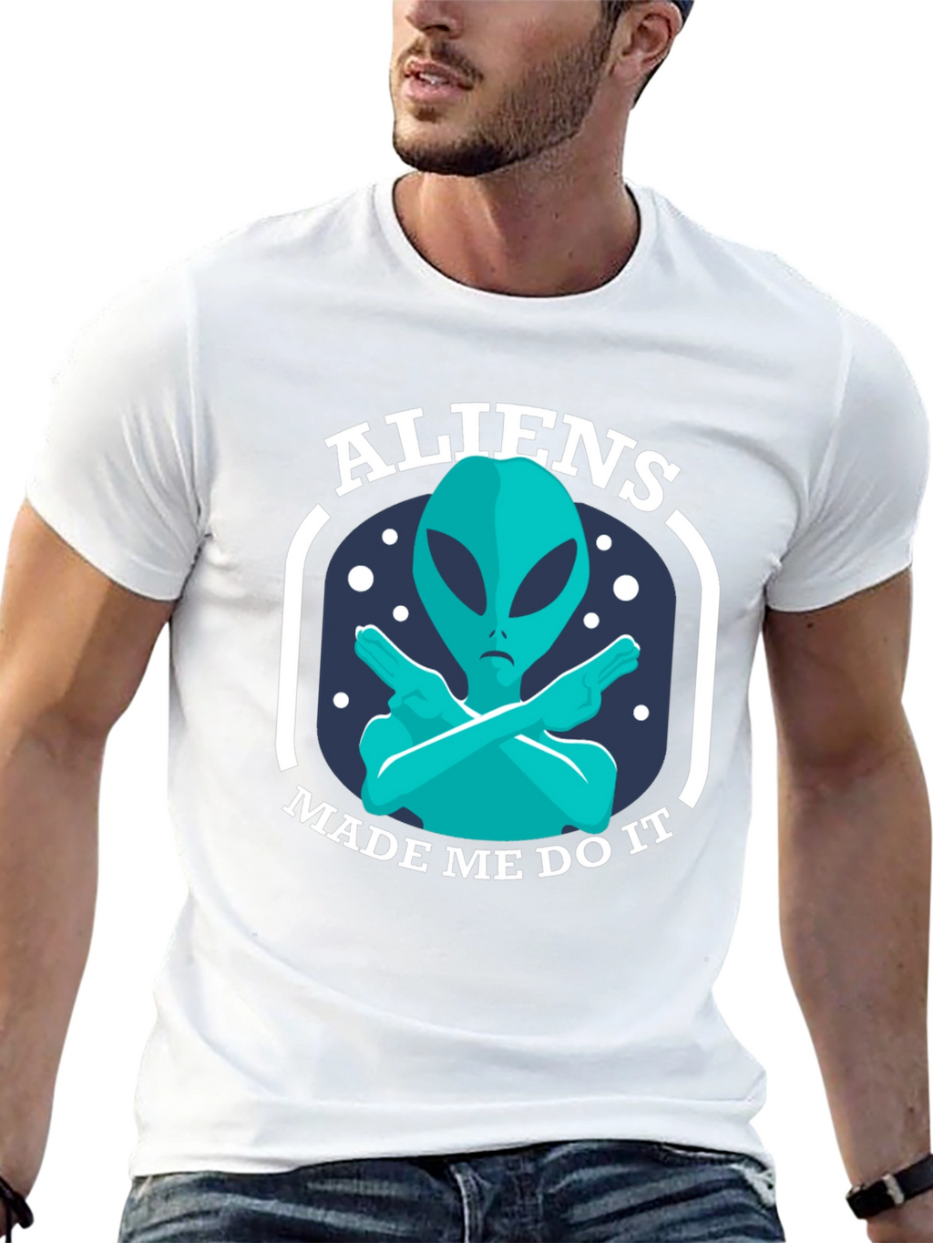 Aliens Made Me Do It Graphic Tee