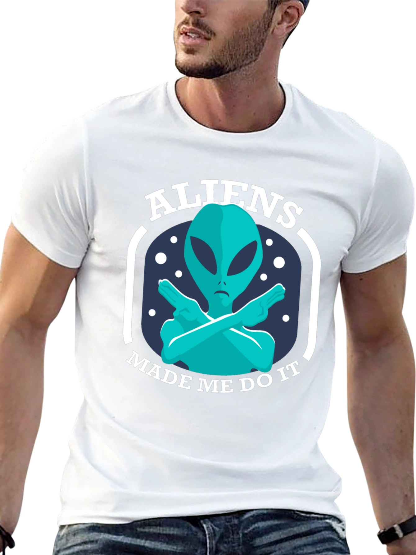 Aliens Made Me Do It Graphic Tee