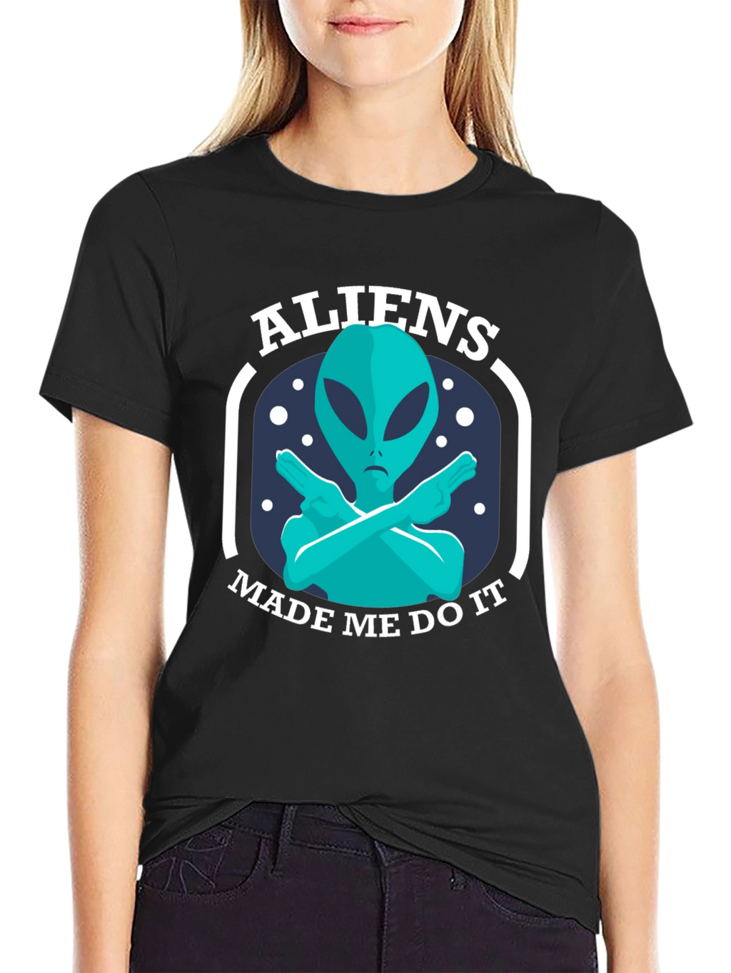 Aliens Made Me Do It Graphic Tee