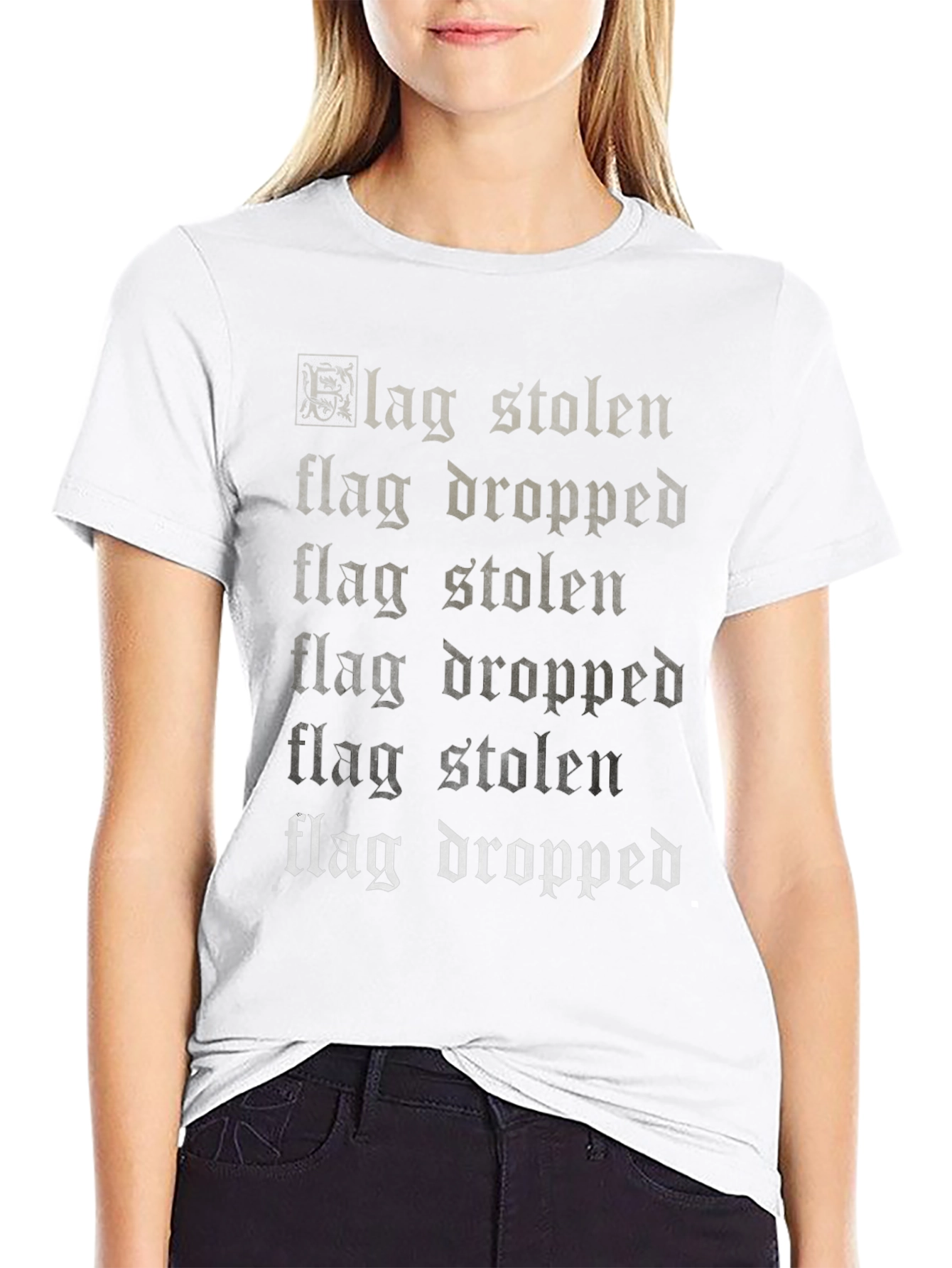 Flag Stolen Flag Dropped Graphic T-Shirt