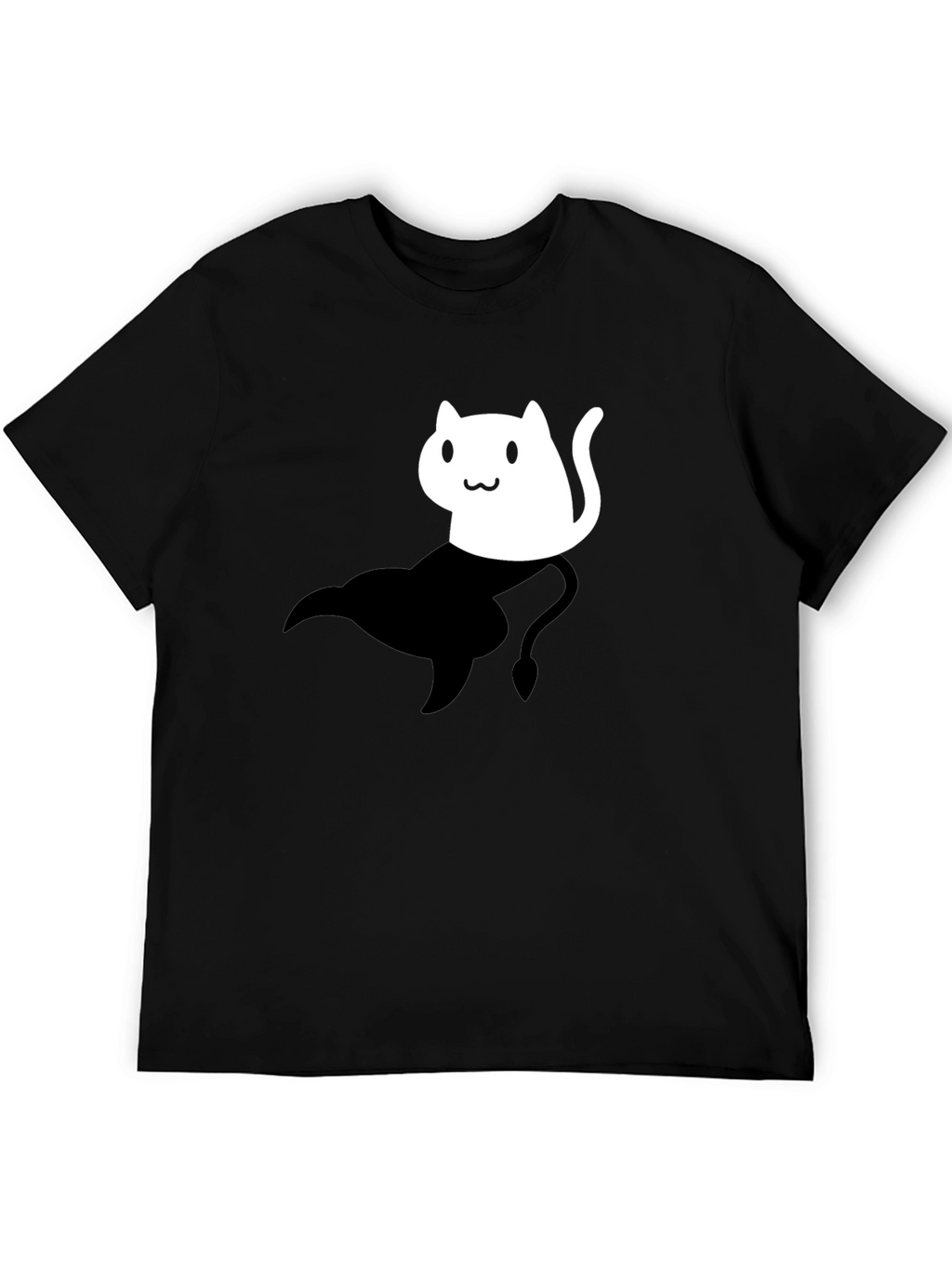 Cat Genie T-Shirt - Black Unisex Cotton Tee