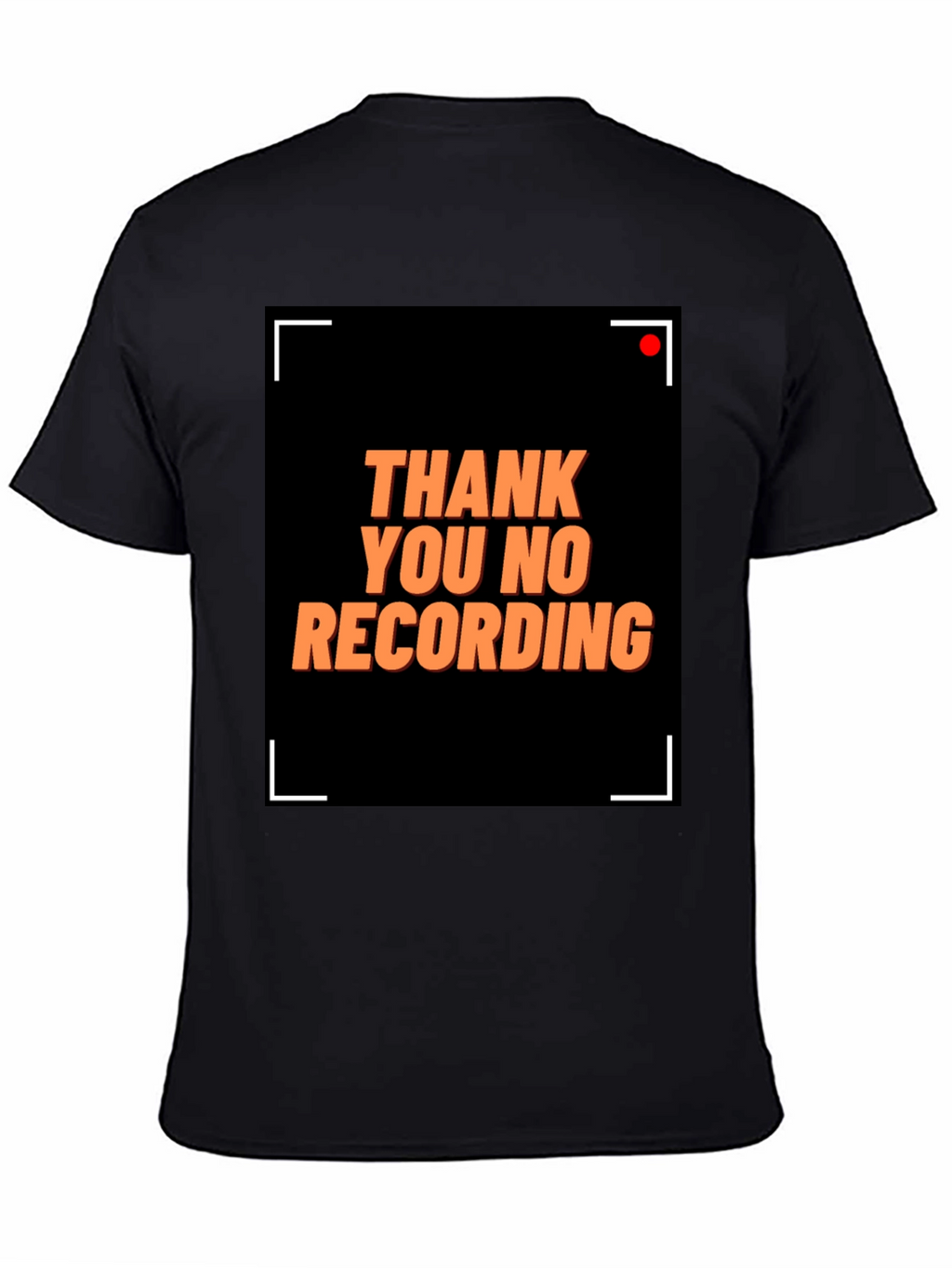 Thank You No Recording Graphic Tee