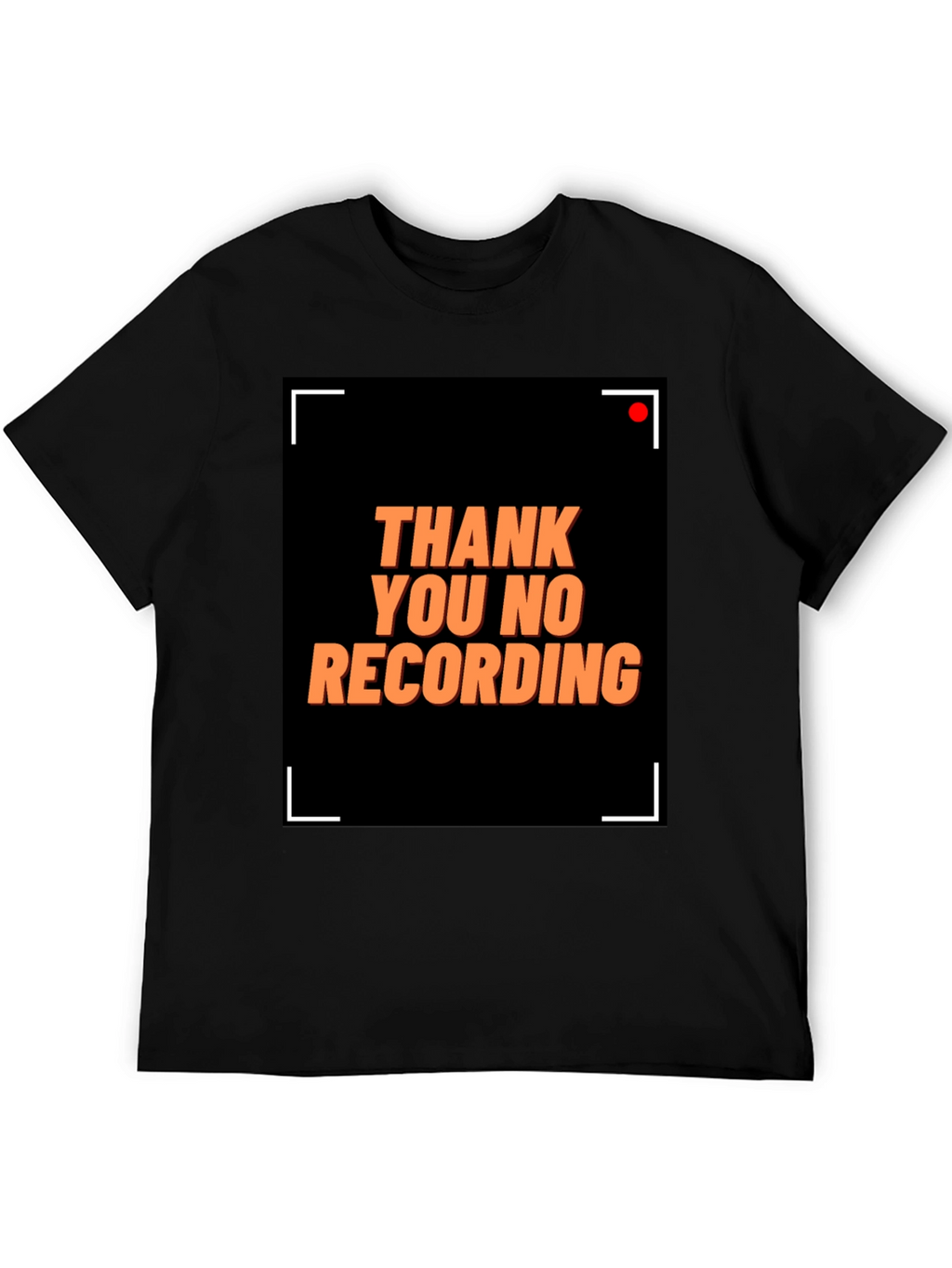 Thank You No Recording Graphic Tee