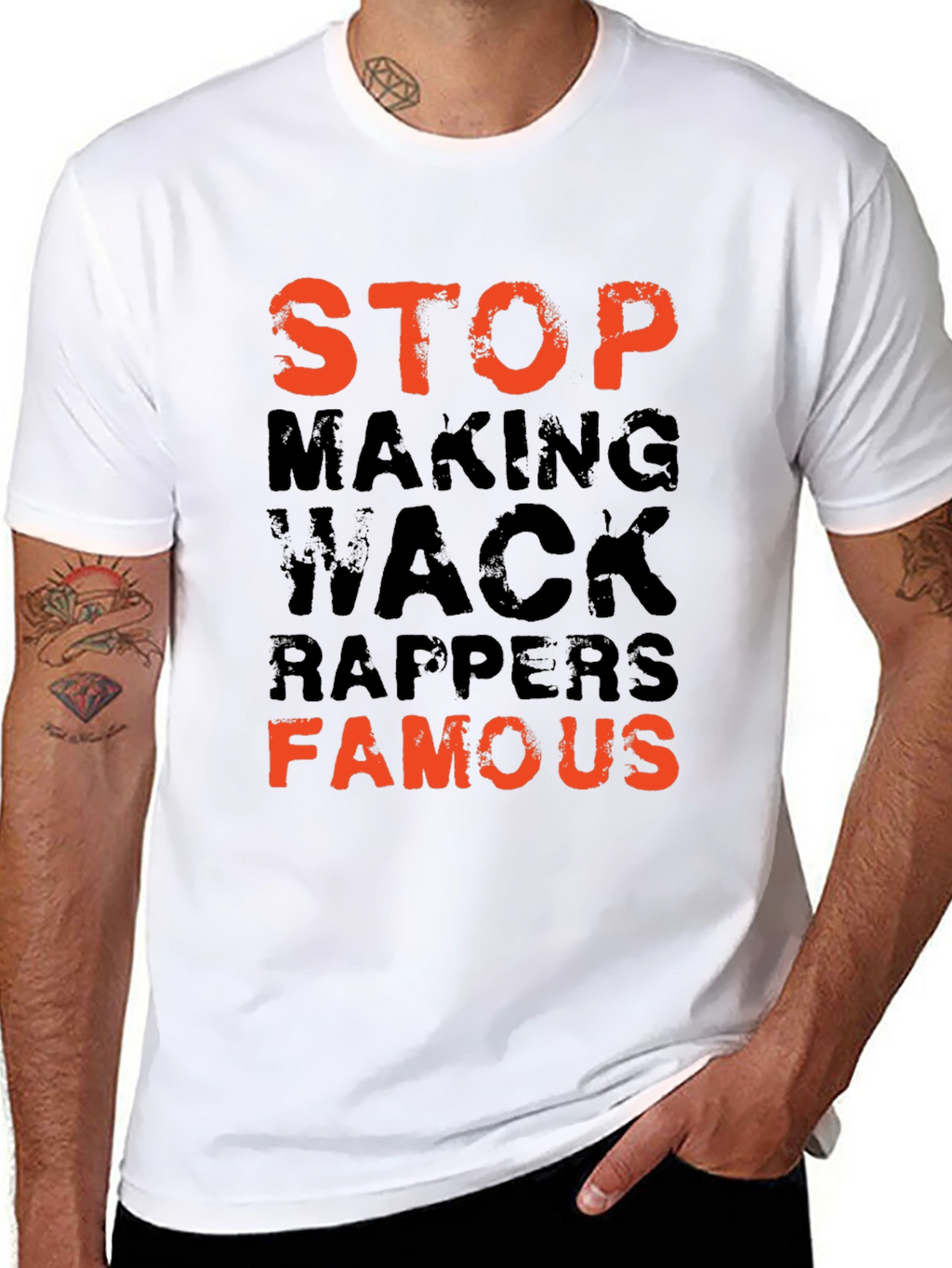 Stop Making Wack Rappers Famous Graphic Tee