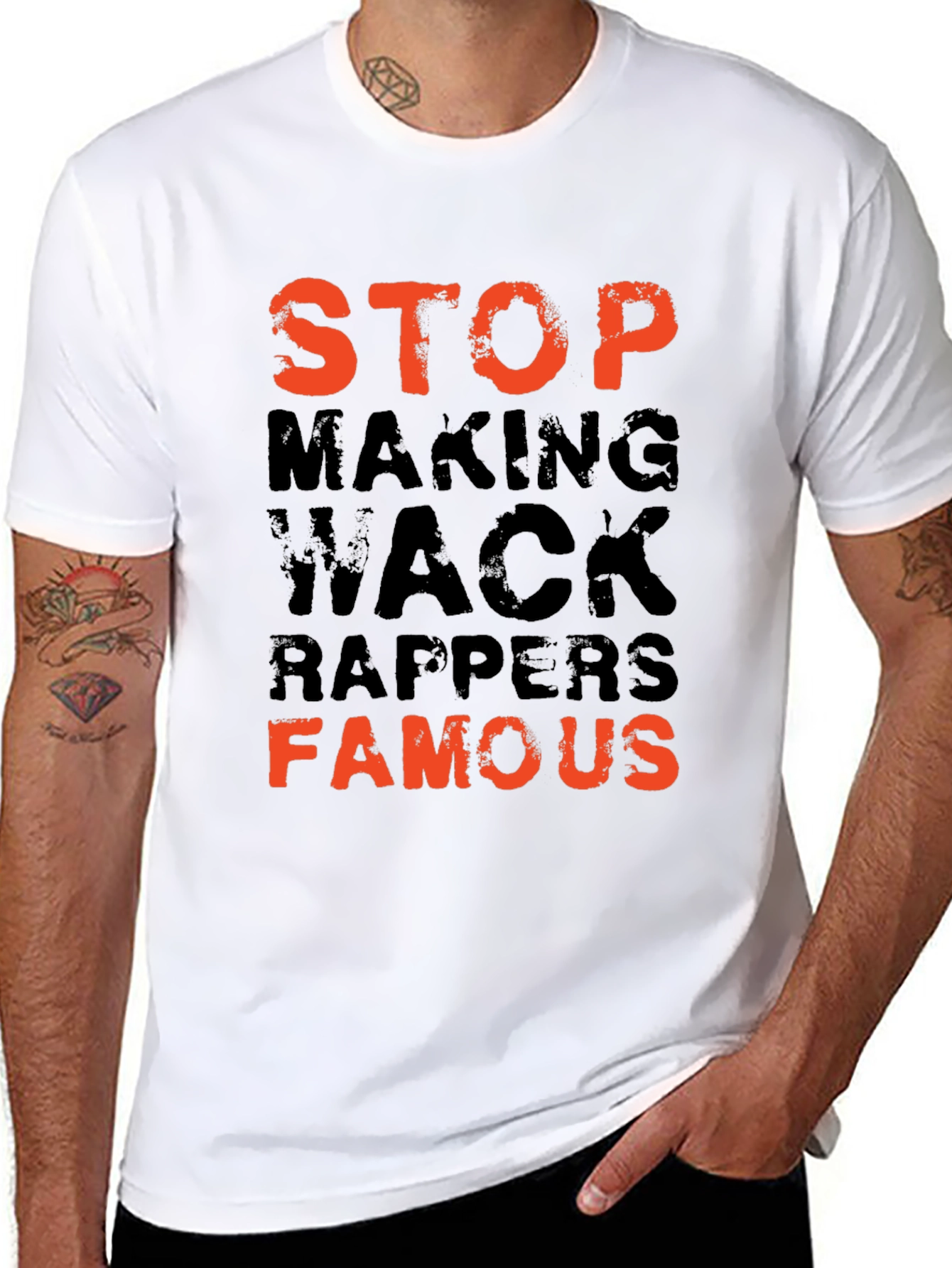 Stop Making Wack Rappers Famous Graphic Tee