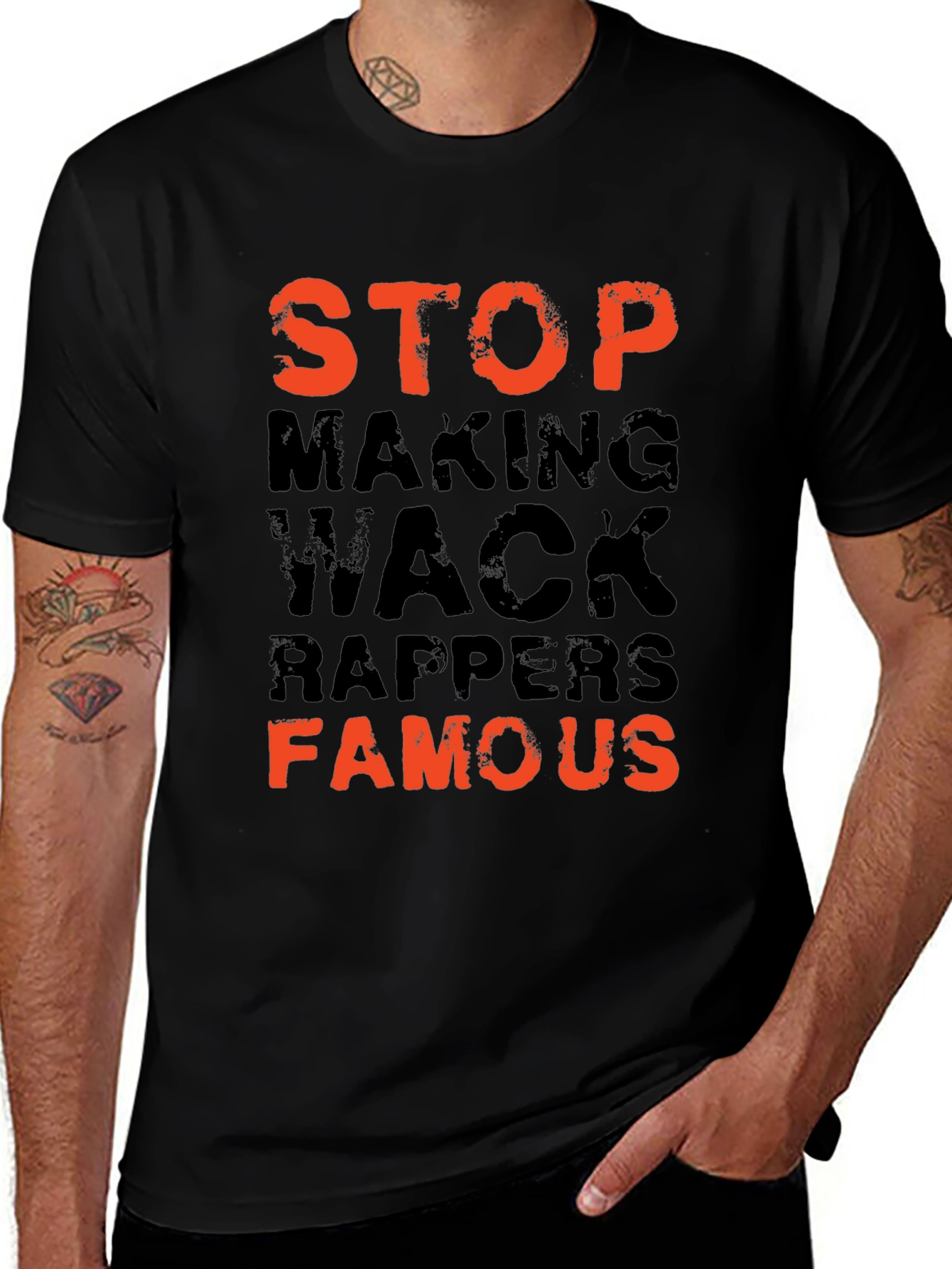 Stop Making Wack Rappers Famous Graphic Tee