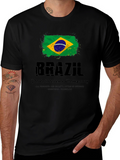 Brazil Flag T-Shirt - Port Stevens Company