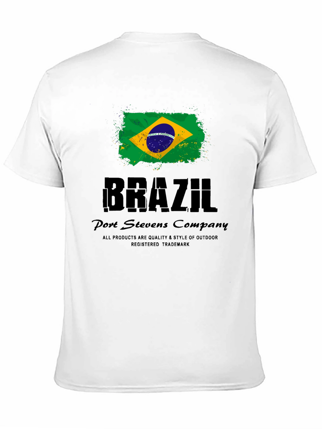 Brazil Flag T-Shirt - Port Stevens Company