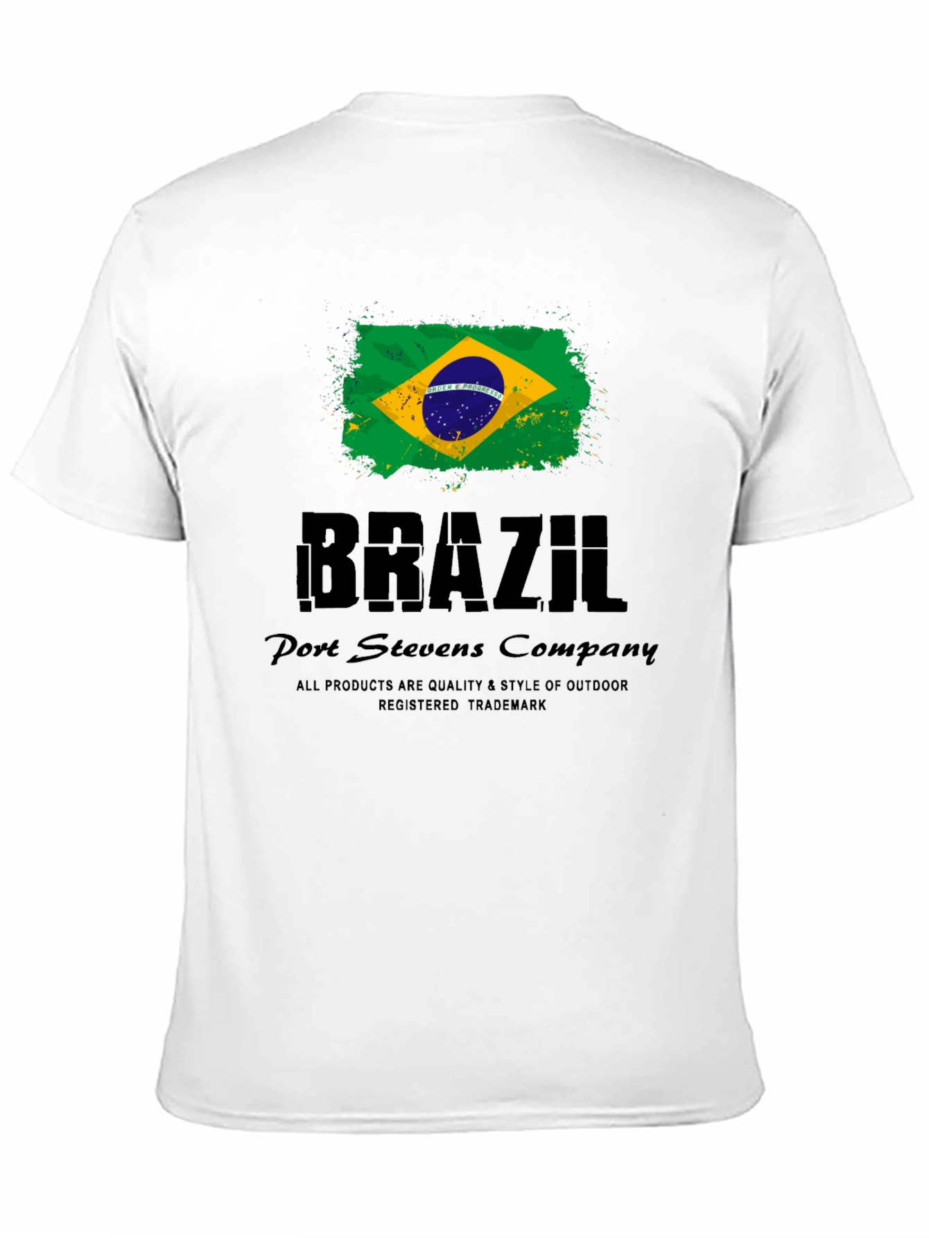 Brazil Flag T-Shirt - Port Stevens Company