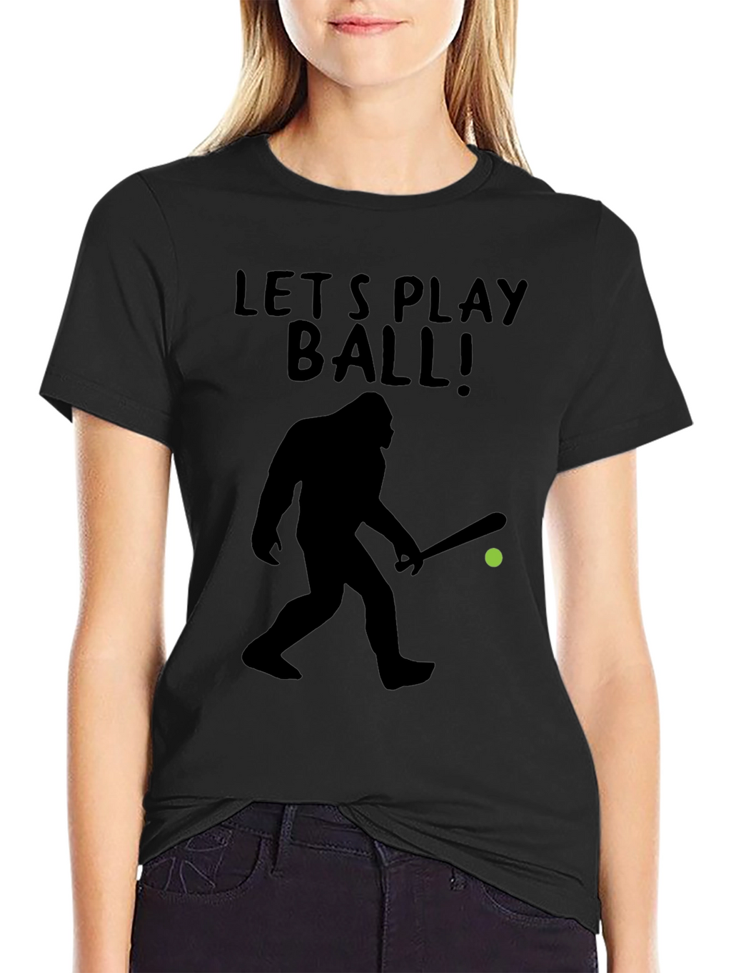 Lets Play Ball Bigfoot T-Shirt
