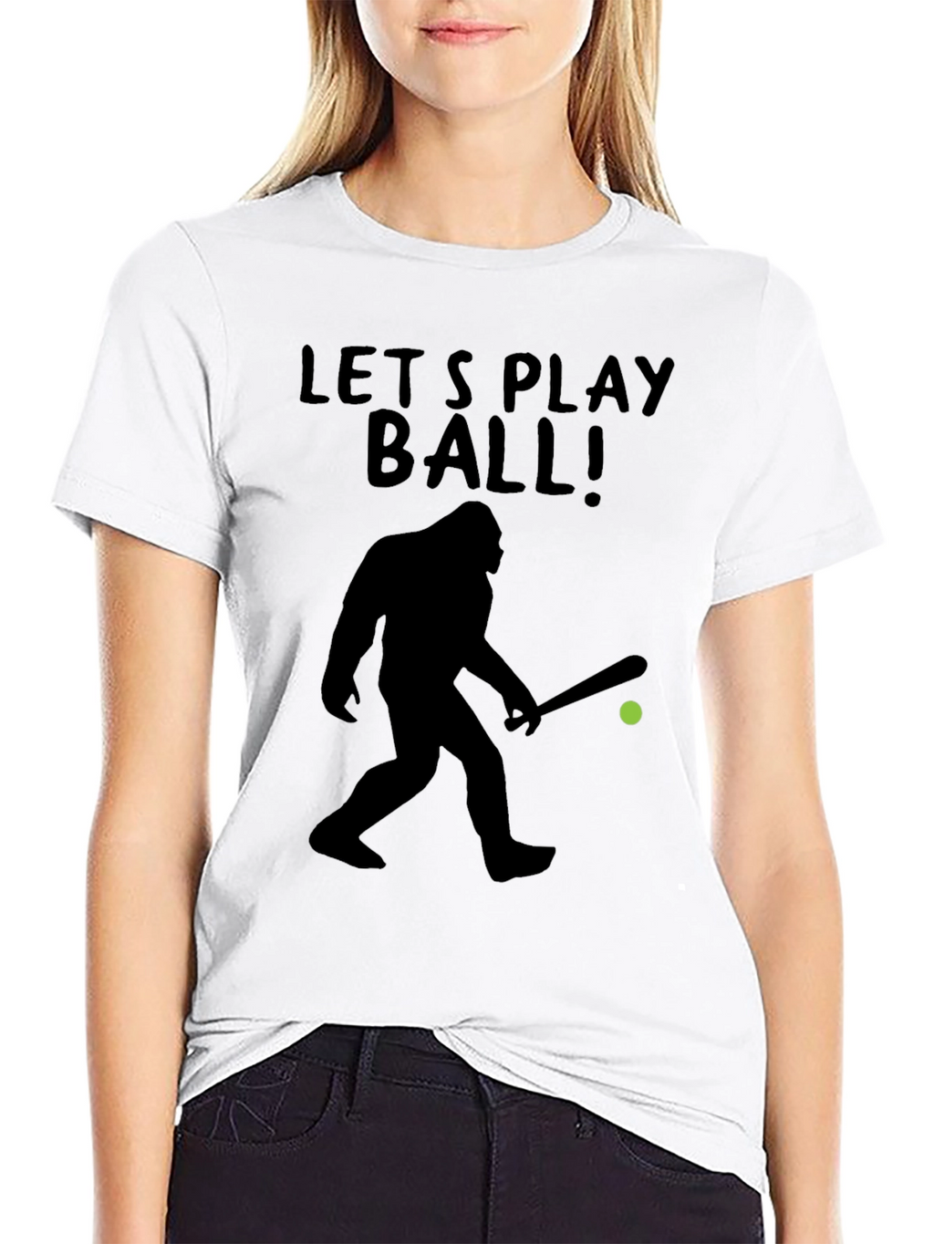 Lets Play Ball Bigfoot T-Shirt