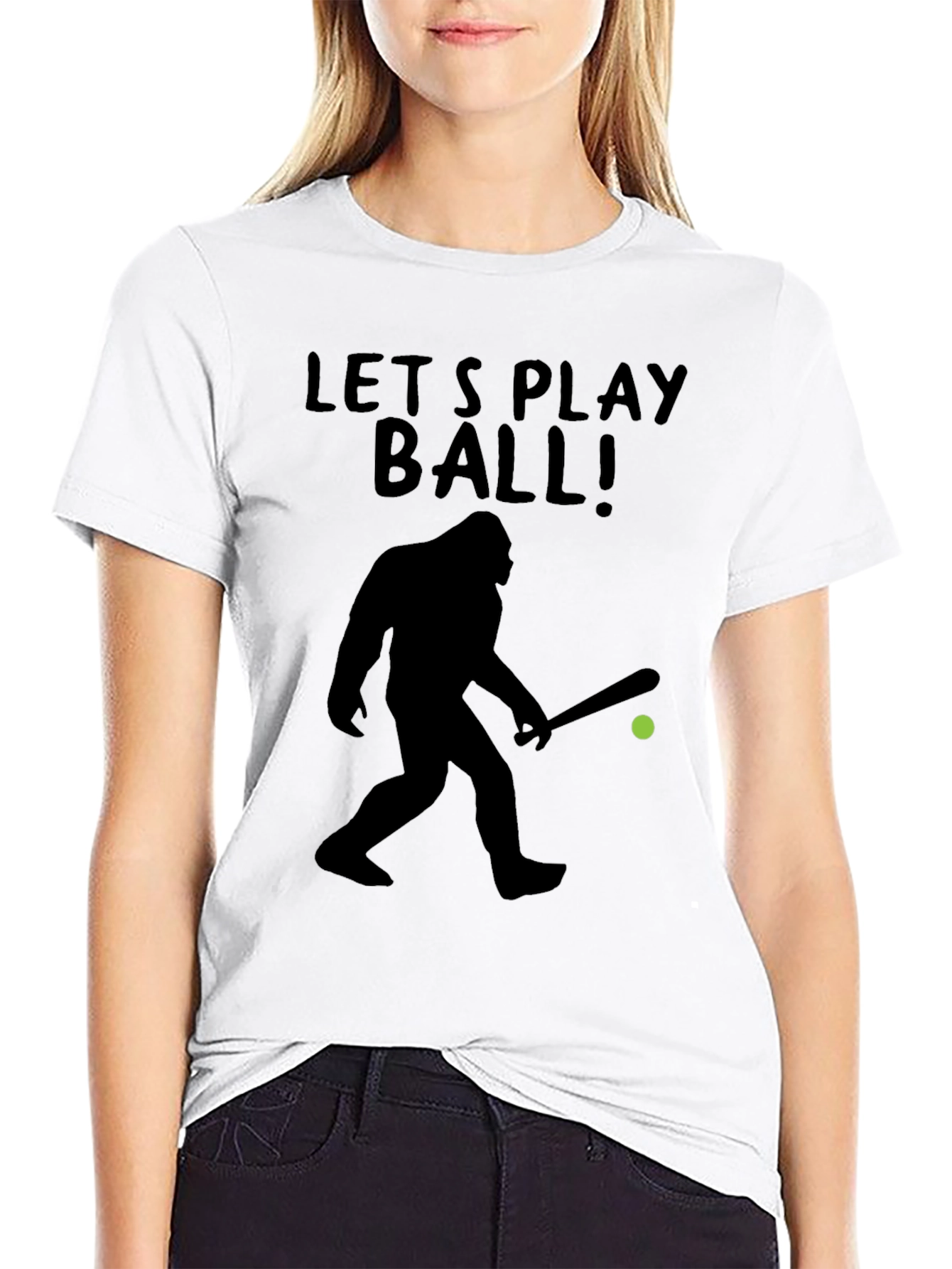 Lets Play Ball Bigfoot T-Shirt