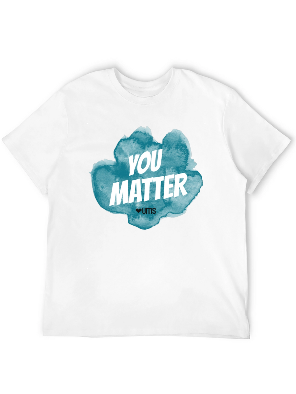 You Matter Graphic Print Crew Neck T-Shirt