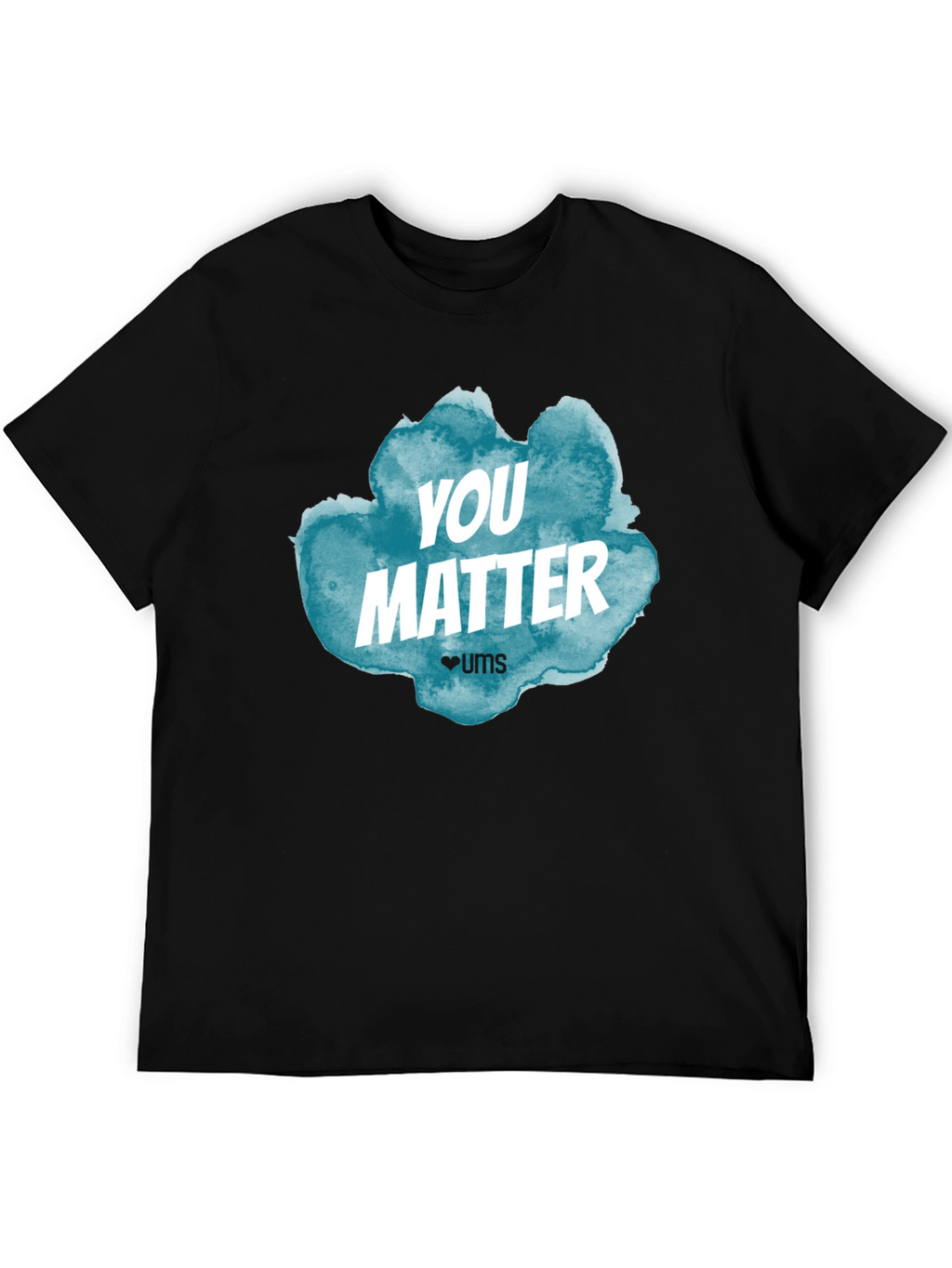 You Matter Graphic Print Crew Neck T-Shirt