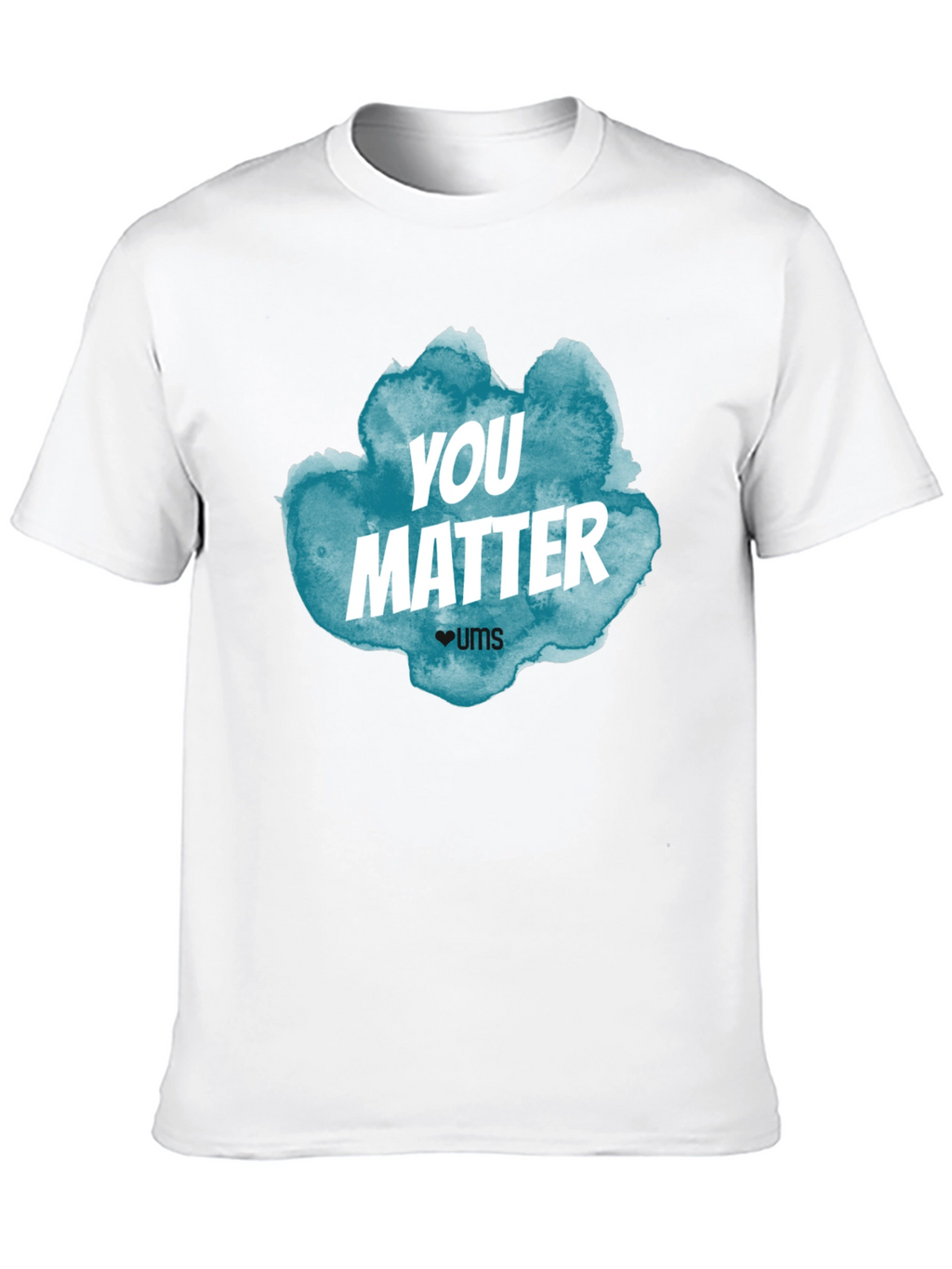 You Matter Graphic Print Crew Neck T-Shirt