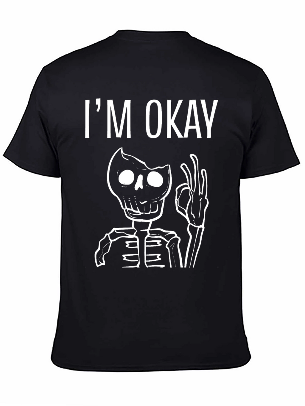 Im Okay Skeleton Graphic Tee