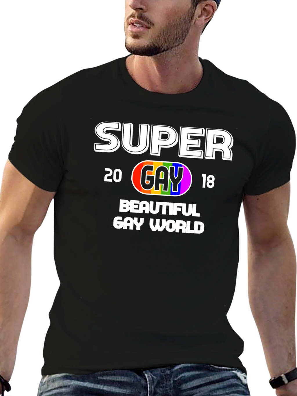 Super Gay 2018 T-Shirt - Pride Celebration Tee