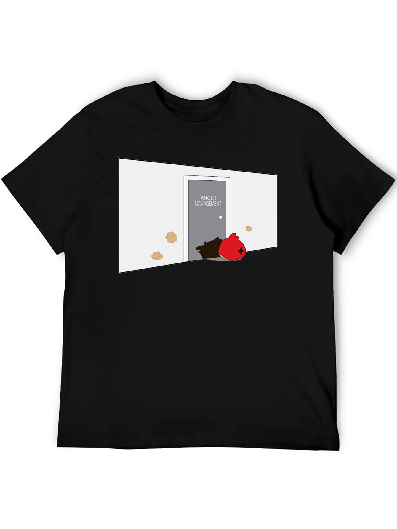 Anger Management T-Shirt: Red Bird Humor Tee