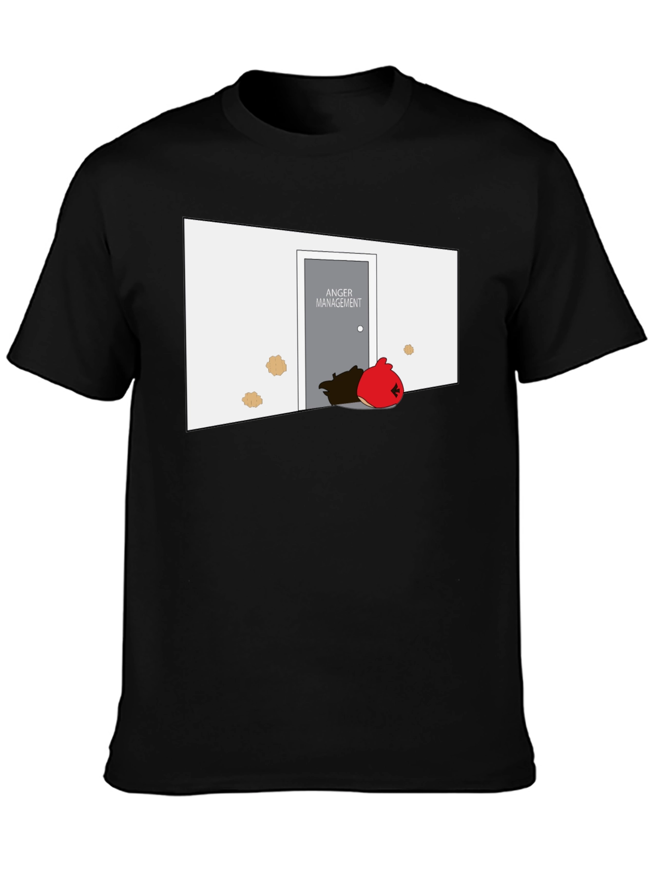 Anger Management T-Shirt: Red Bird Humor Tee
