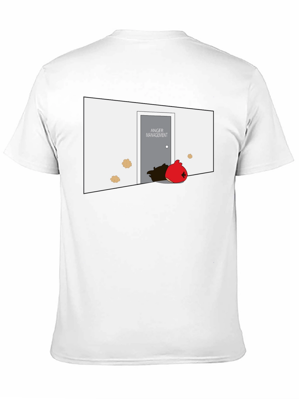 Anger Management T-Shirt: Red Bird Humor Tee