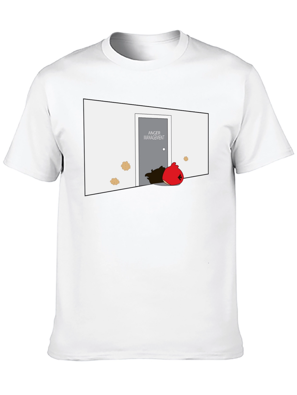 Anger Management T-Shirt: Red Bird Humor Tee