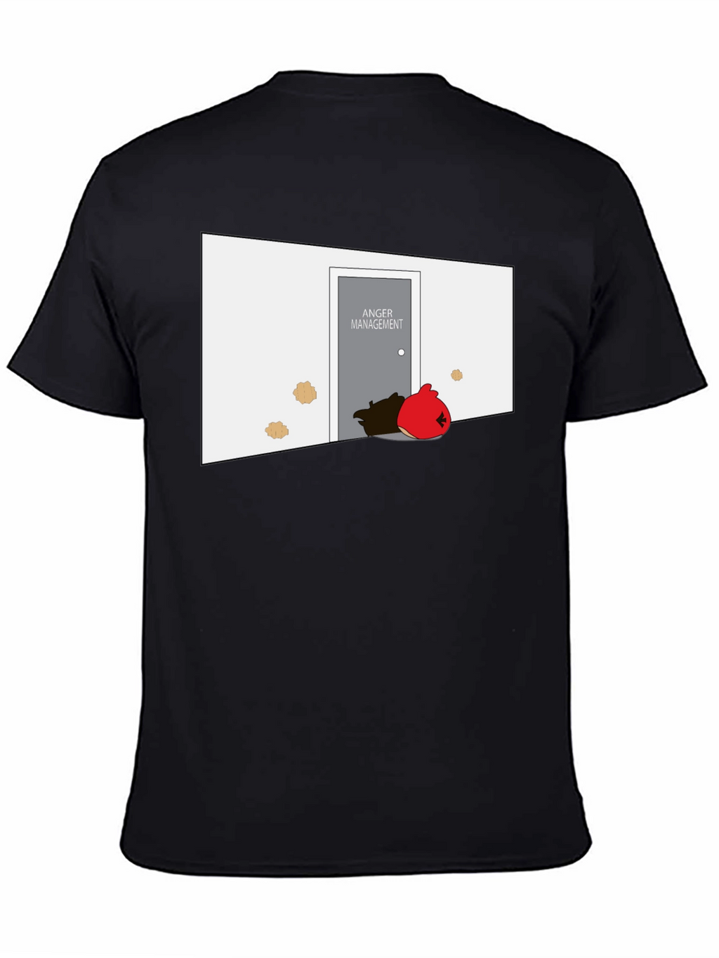 Anger Management T-Shirt: Red Bird Humor Tee