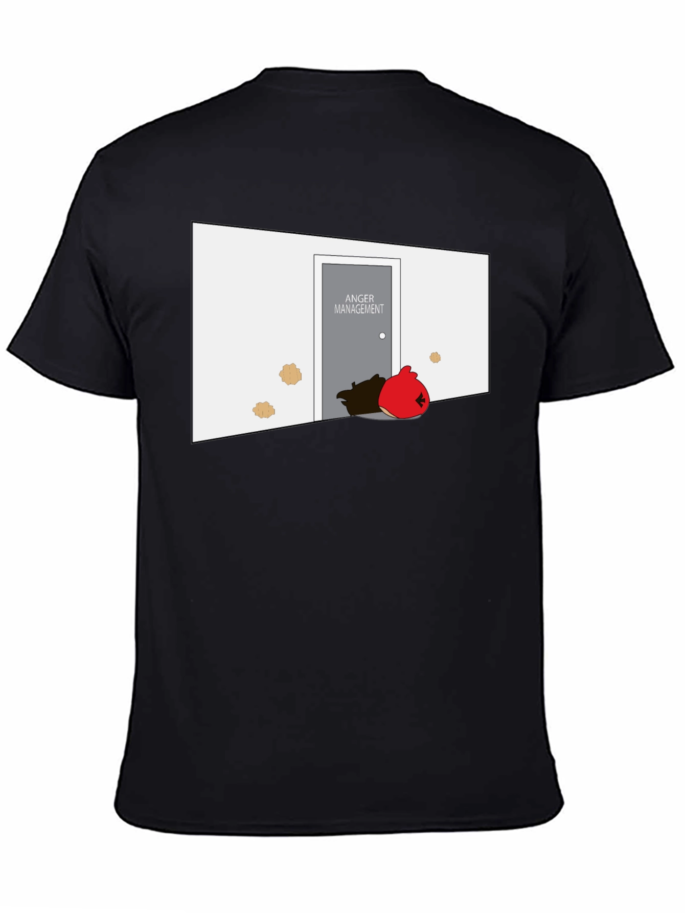 Anger Management T-Shirt: Red Bird Humor Tee