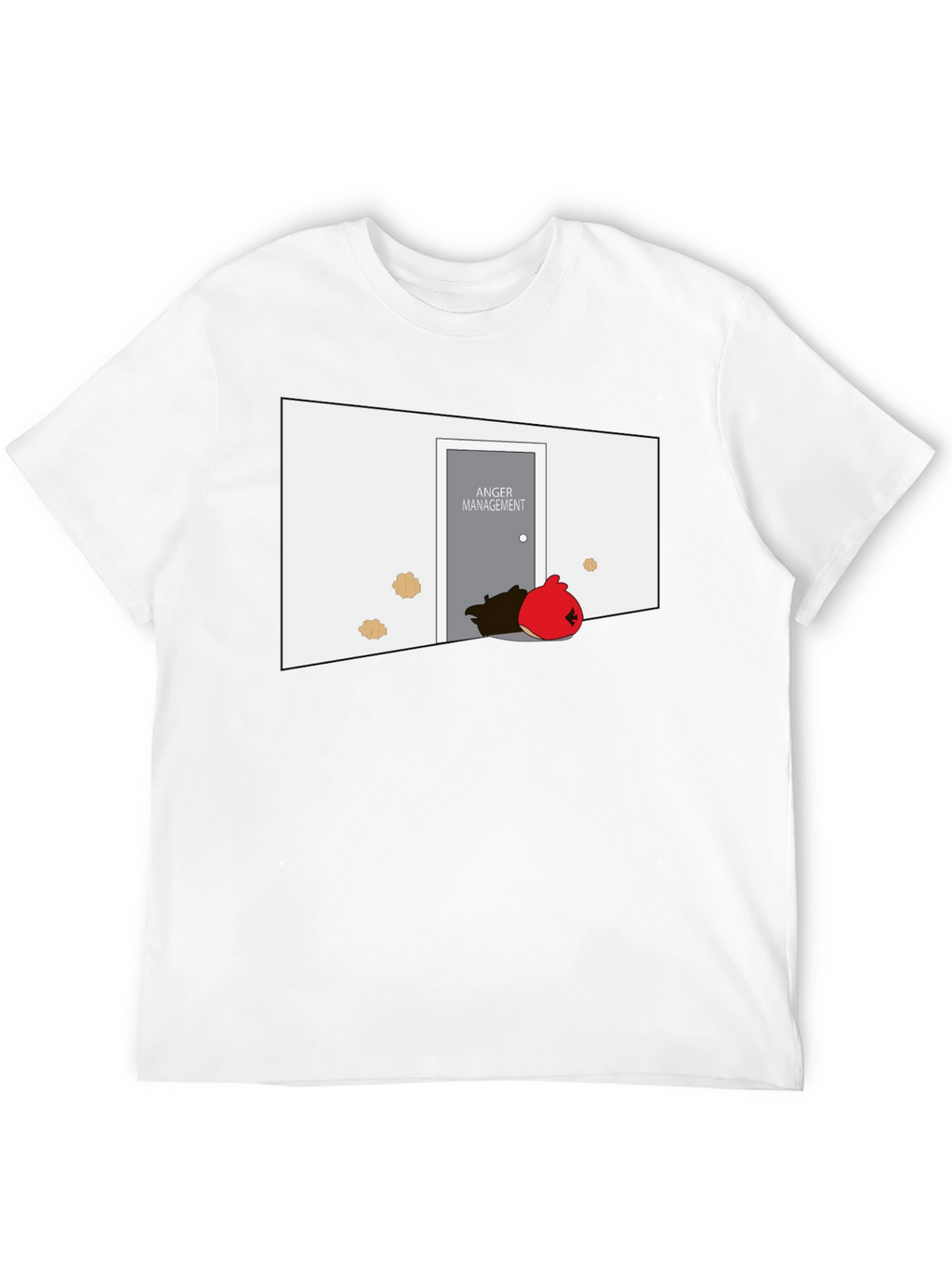 Anger Management T-Shirt: Red Bird Humor Tee