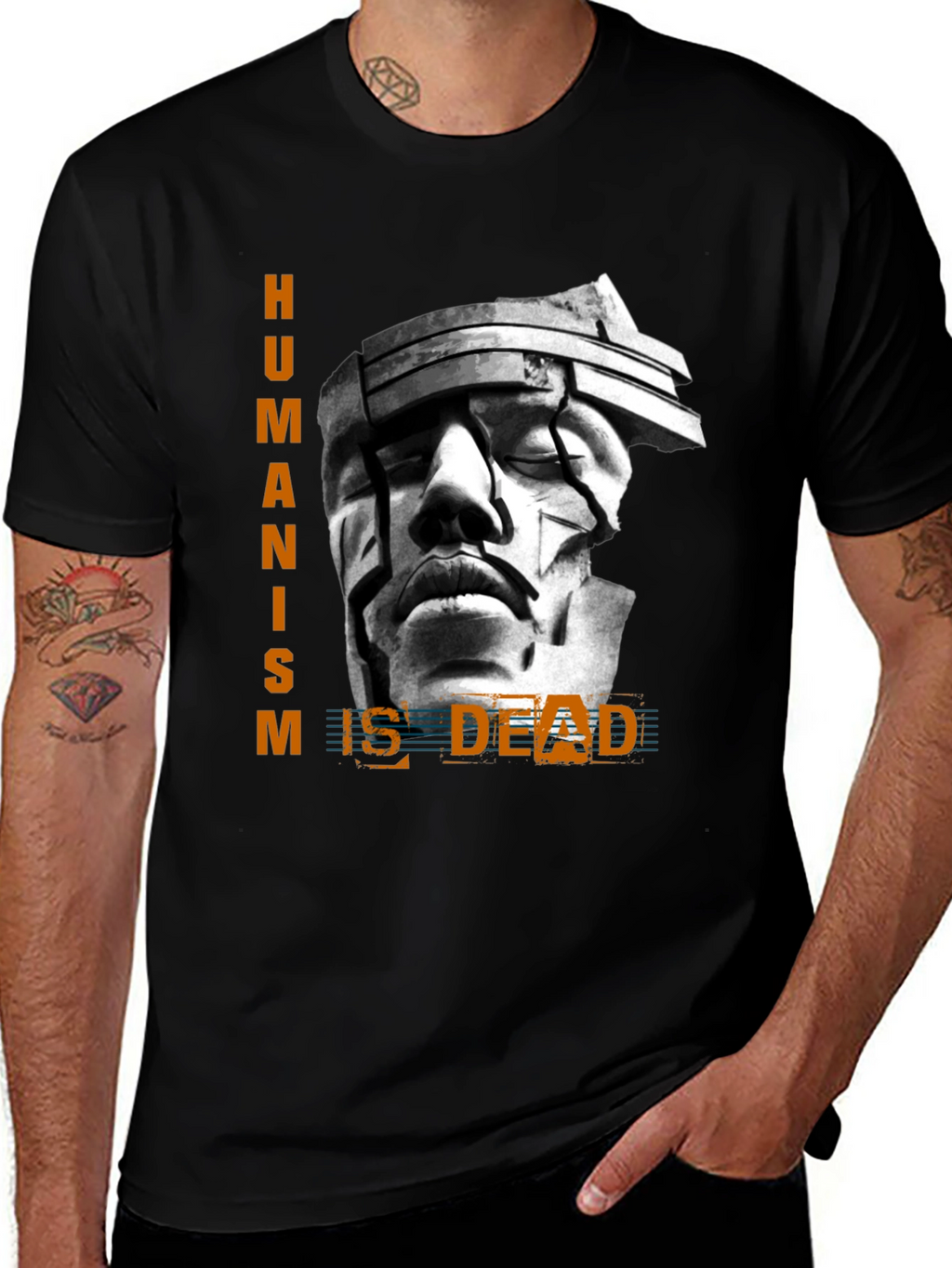 Humanism is Dead Graphic Tee - Black T-Shirt