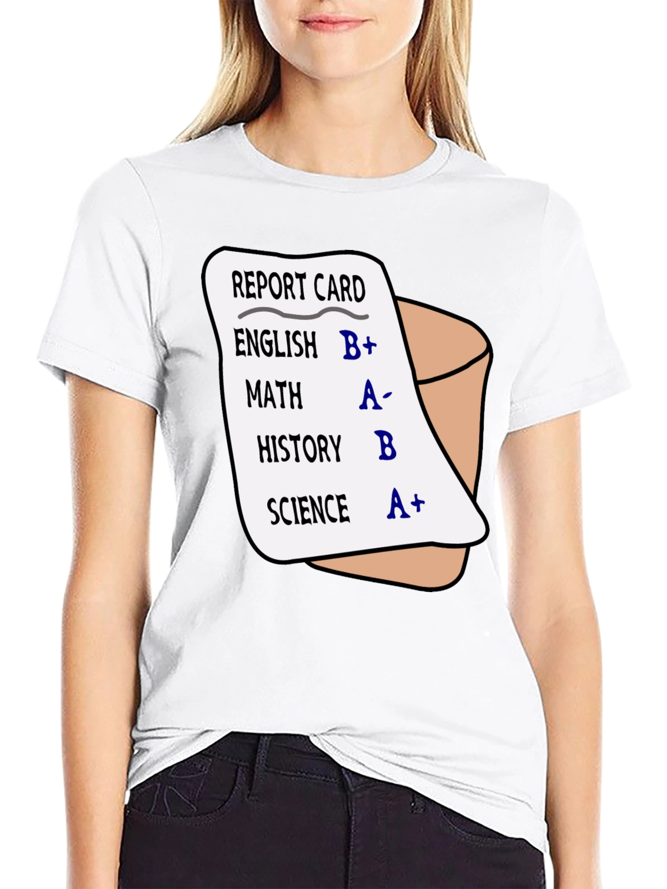 Funny Report Card Grades T-Shirt