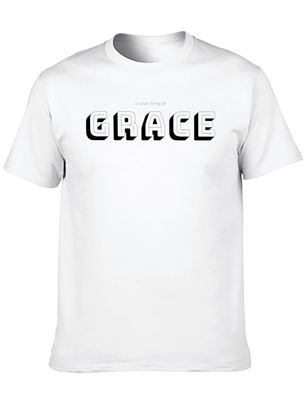 Grace Embossed T-Shirt - Premium Casual Wear