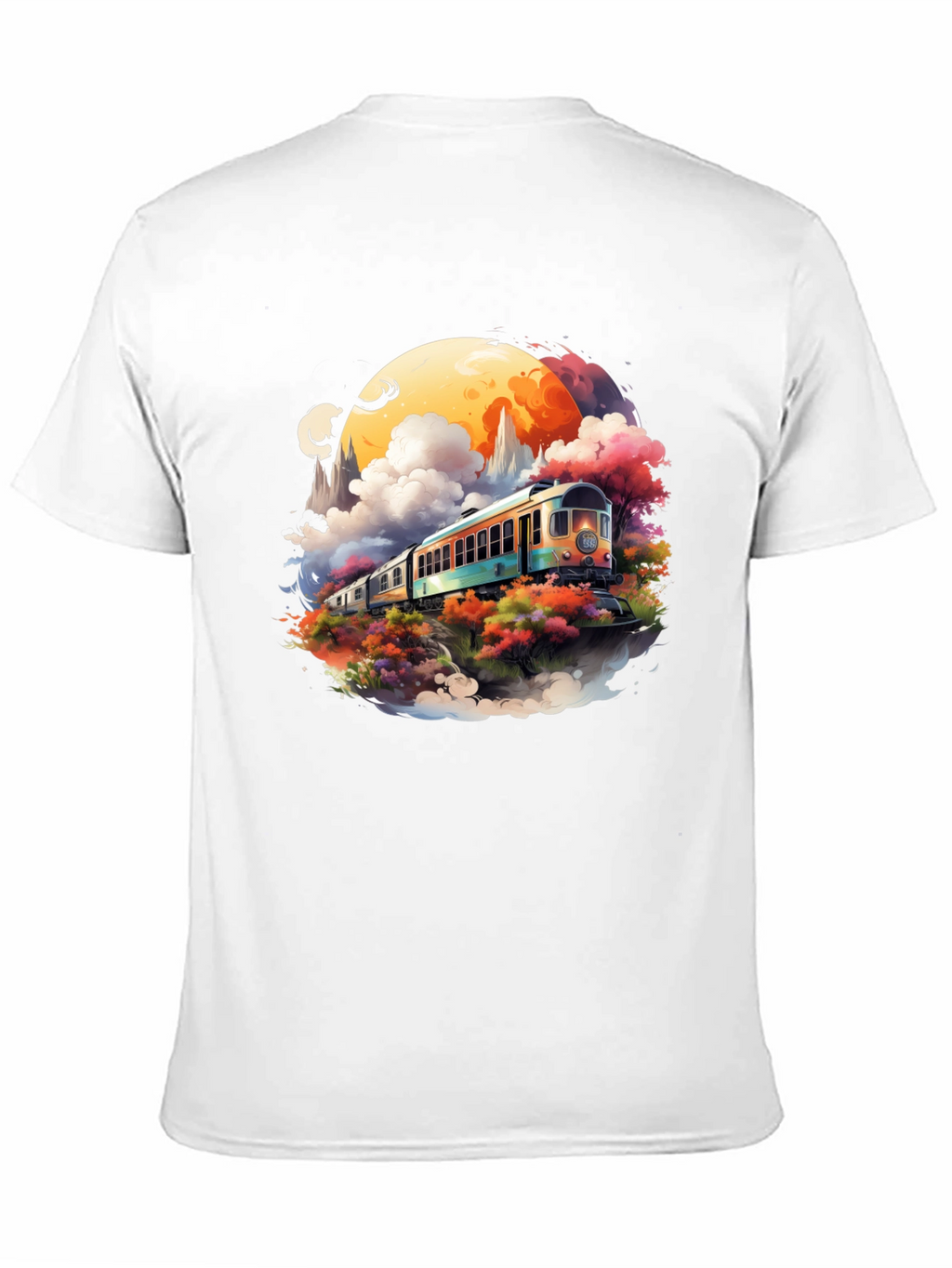 Scenic Train Ride Graphic Tee - Unique Design!