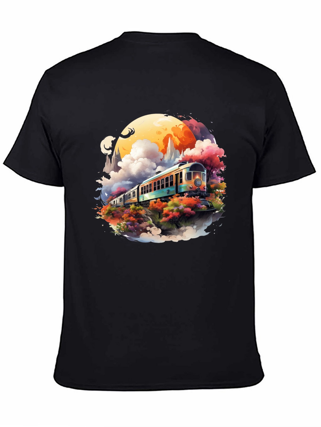 Scenic Train Ride Graphic Tee - Unique Design!