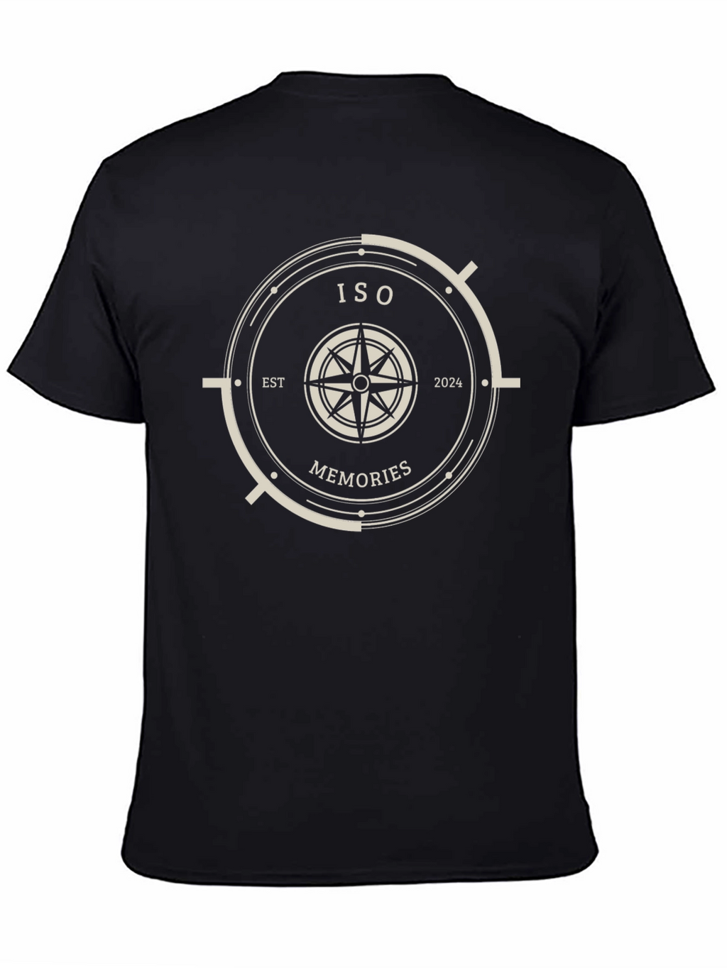 ISO Memories Compass Graphic Tee - Black