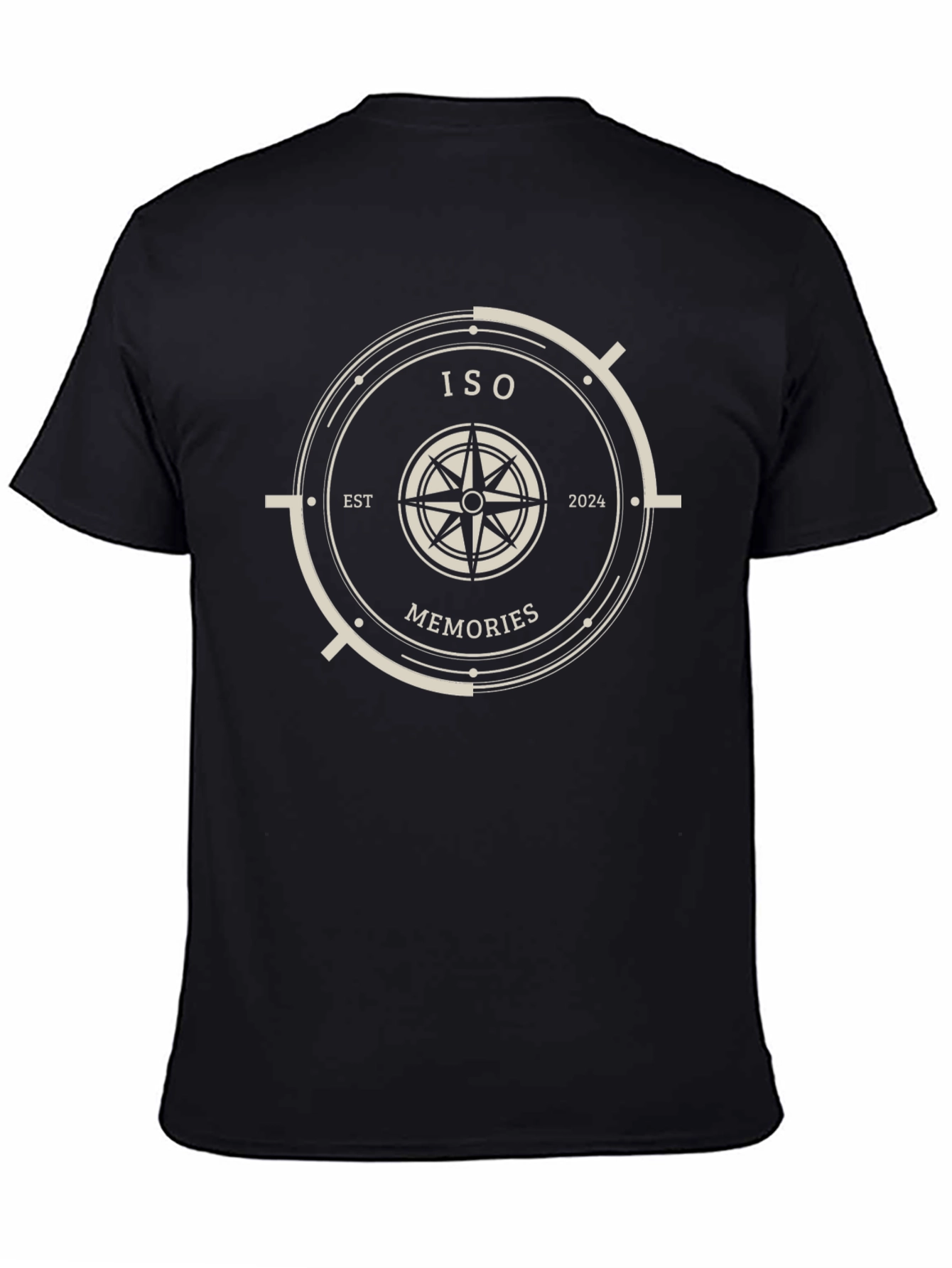 ISO Memories Compass Graphic Tee - Black